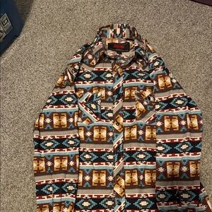 Boys rock and roll button up shirt.